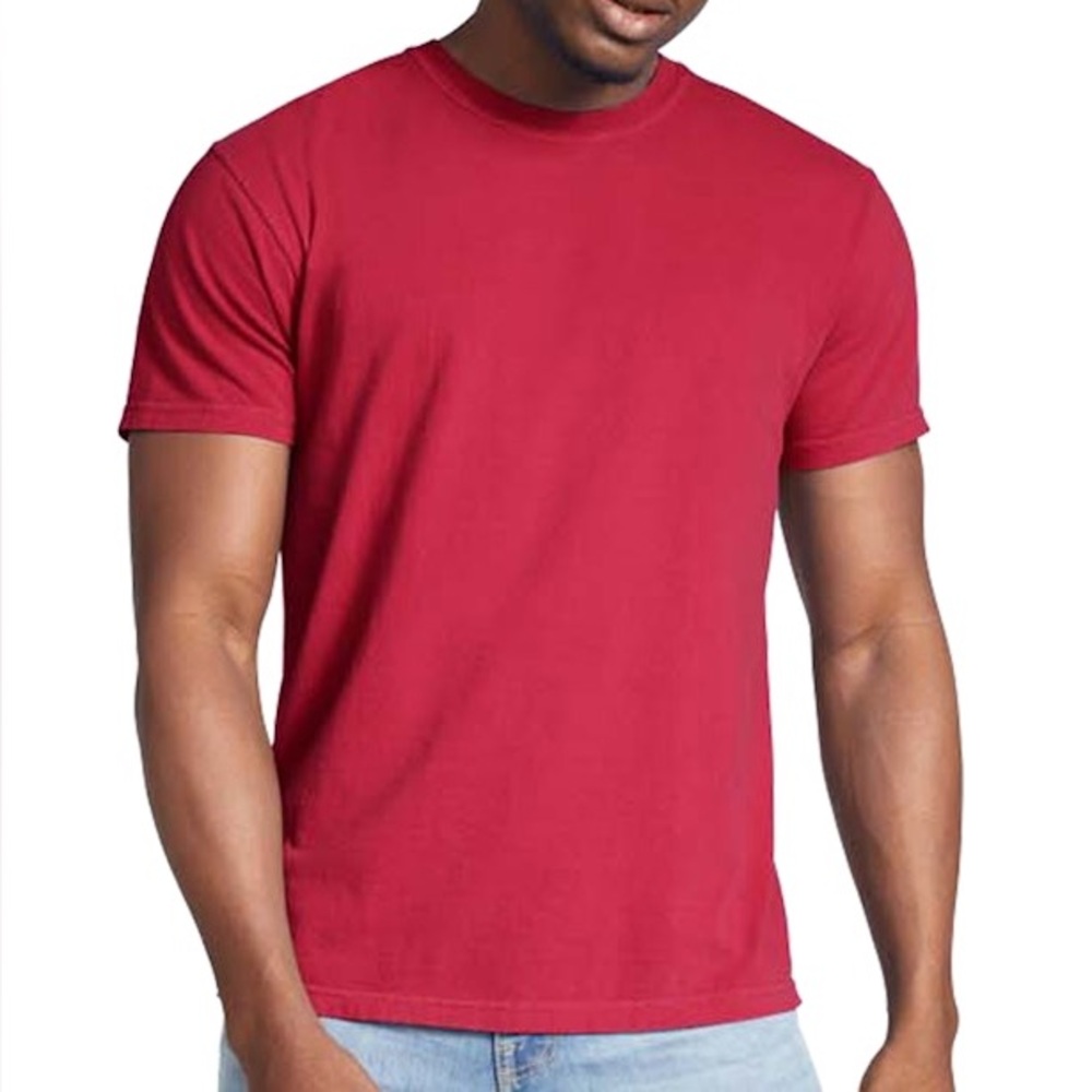 Comfort Colors Classic Coral Red Unisex Heavyweight Short Sleeve Basic T-Shirt